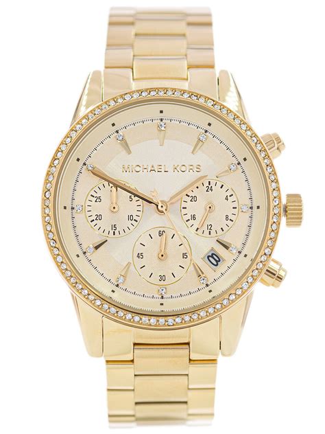 michael kors złoty zegarek damski|Michael Kors zegarek damski.